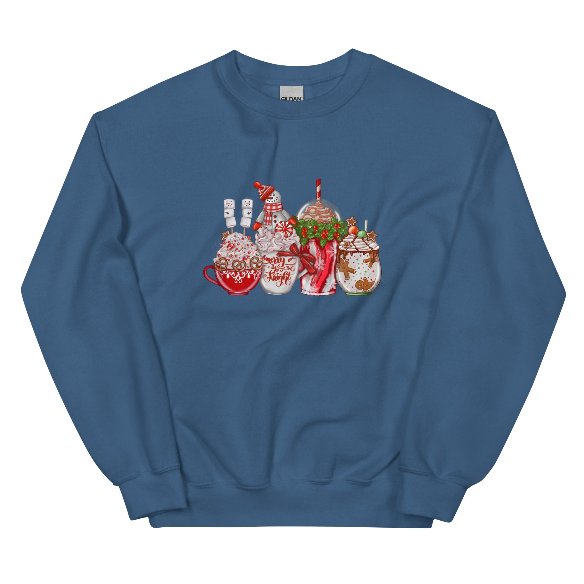 Christmas Coffee Drinks Unisex Sweatshirt