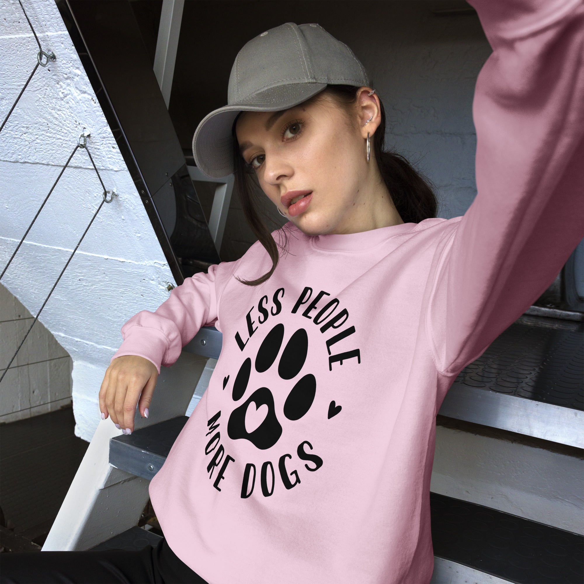 Less People More Dogs Unisex Sweatshirt