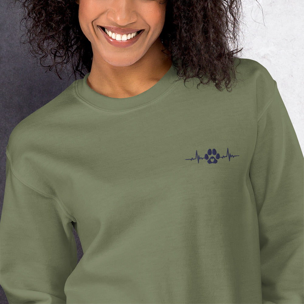 Paw Heartbeat Unisex Sweatshirt