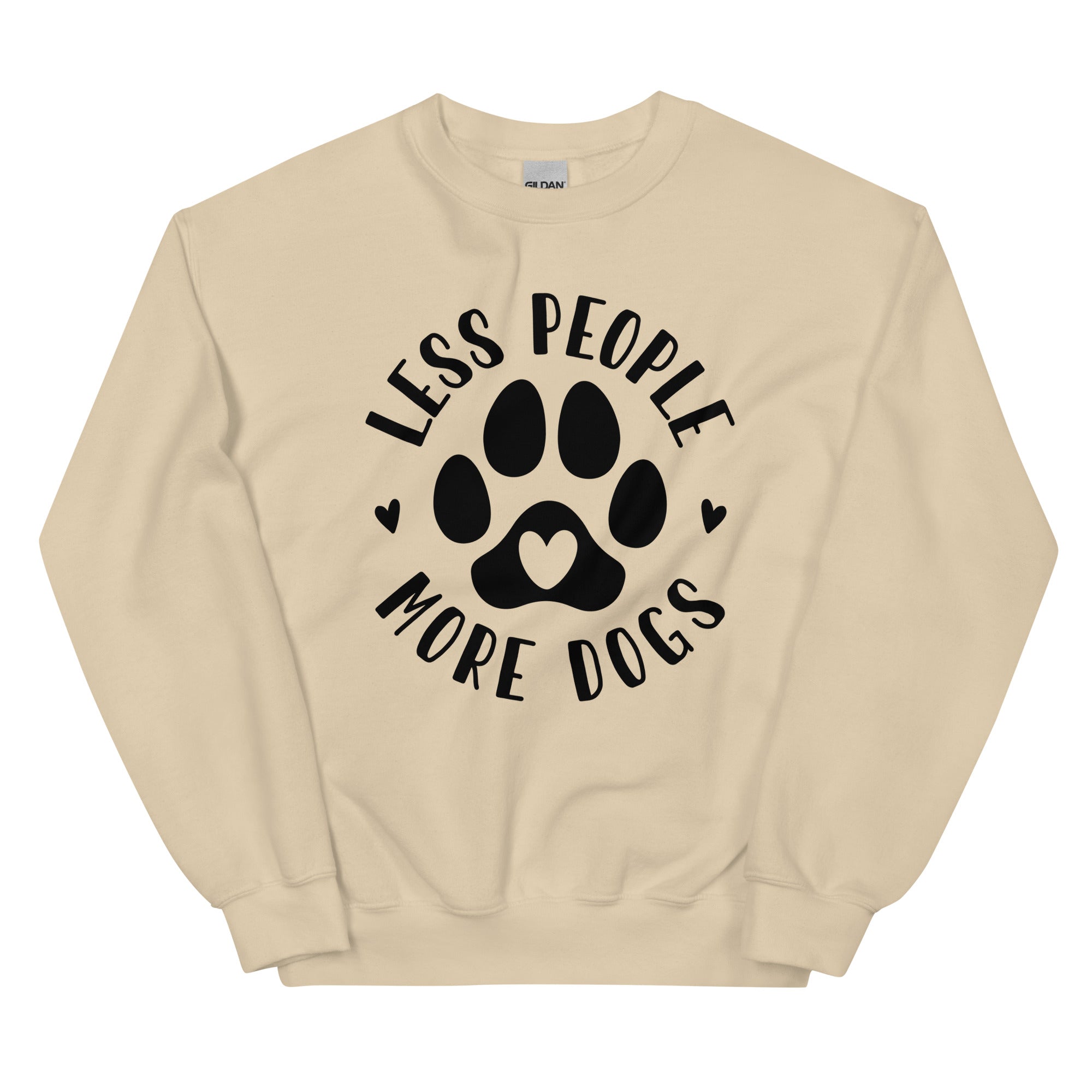 Less People More Dogs Unisex Sweatshirt