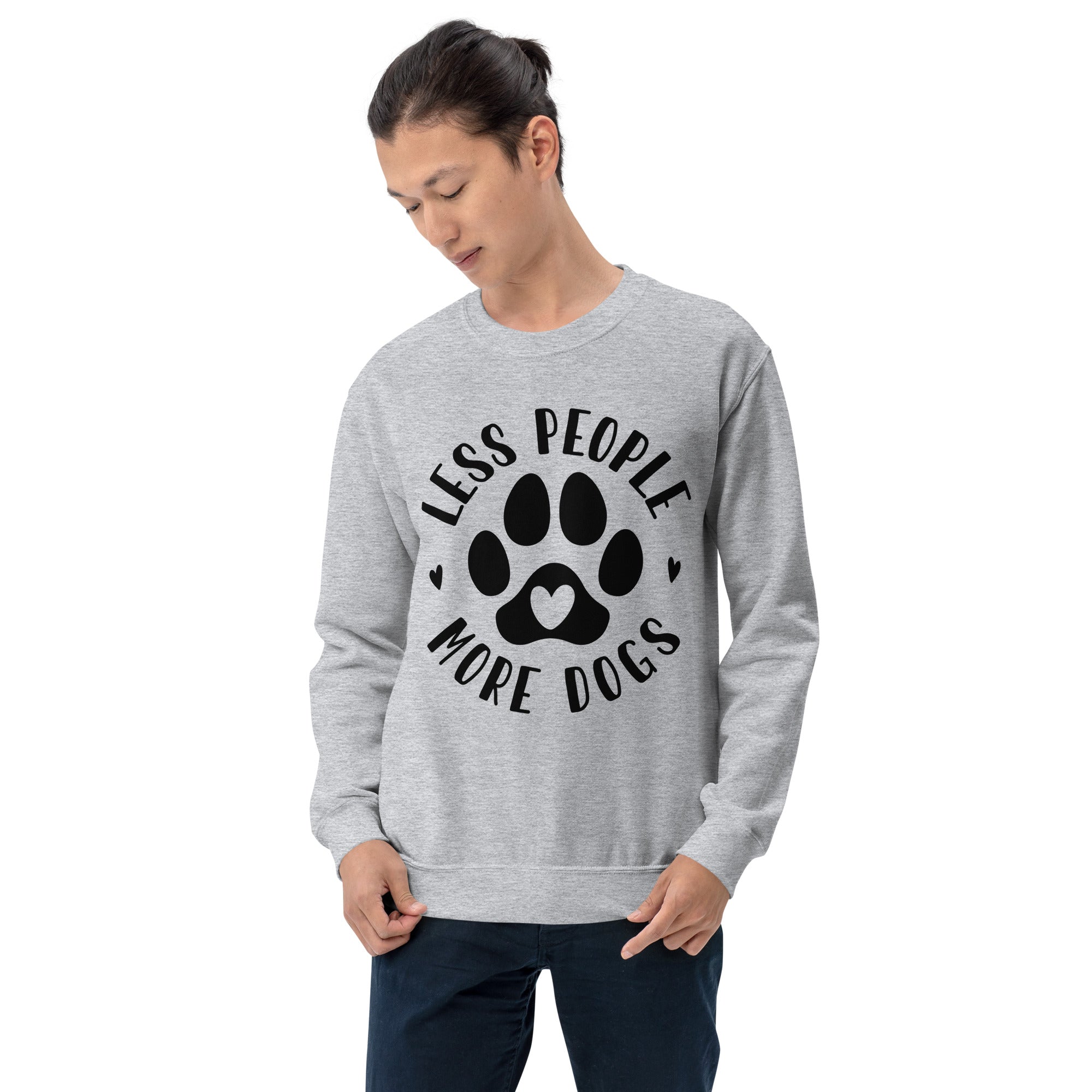 Less People More Dogs Unisex Sweatshirt