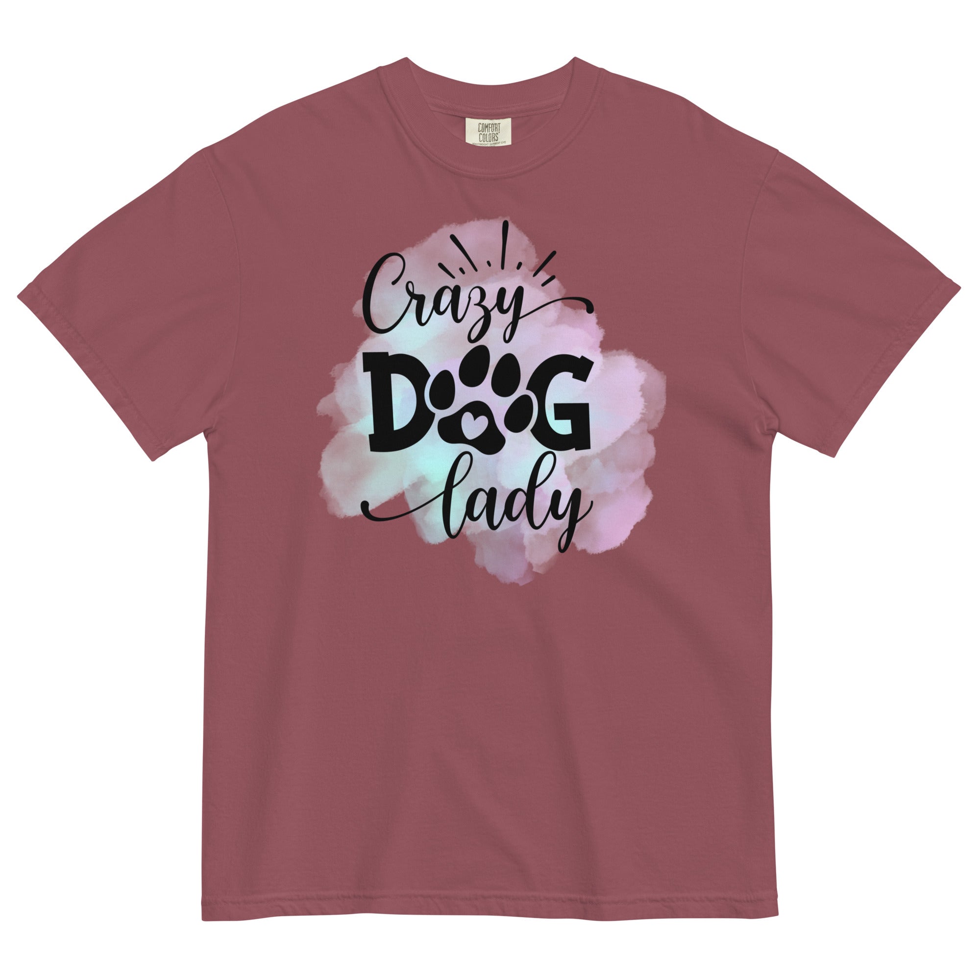 Crazy Dog Lady Heavyweight t-shirt