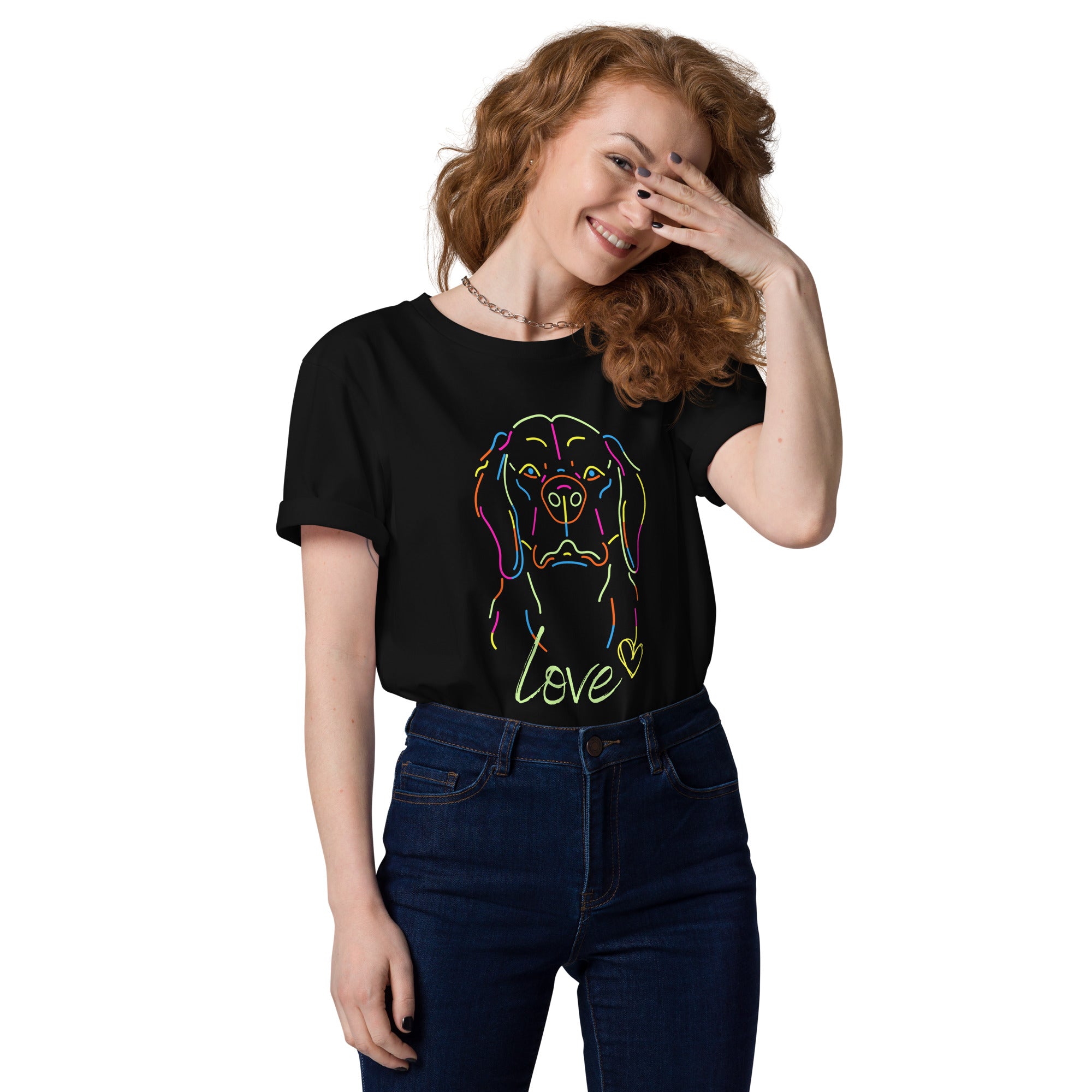 I Love My Dog Unisex Organic Cotton T-shirt