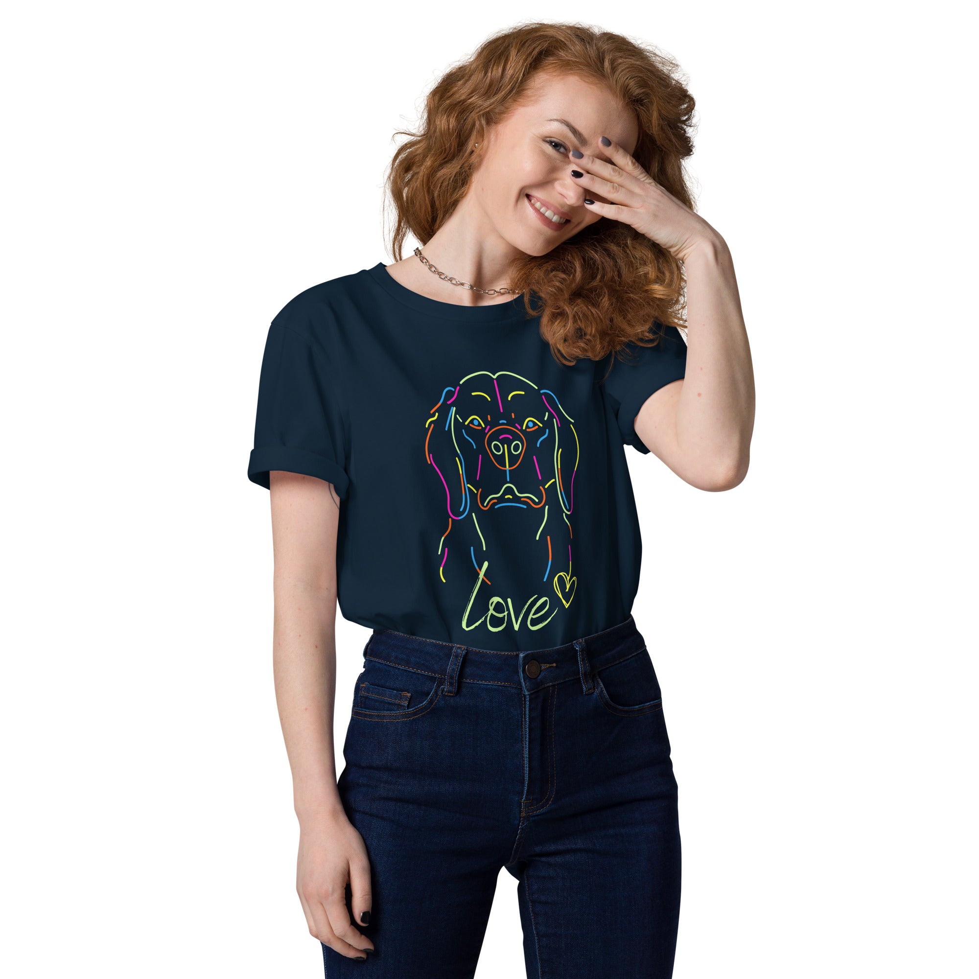 I Love My Dog Unisex Organic Cotton T-shirt