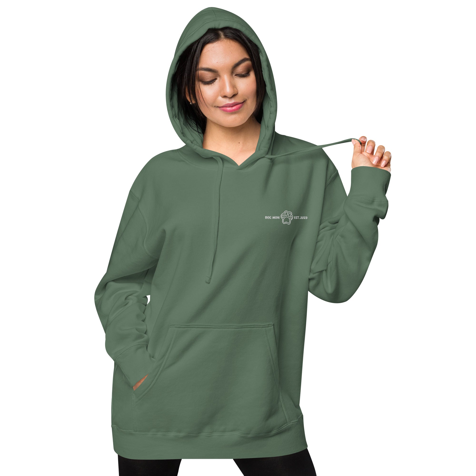 Pet Dog Mom Pigment-dyed Hoodie