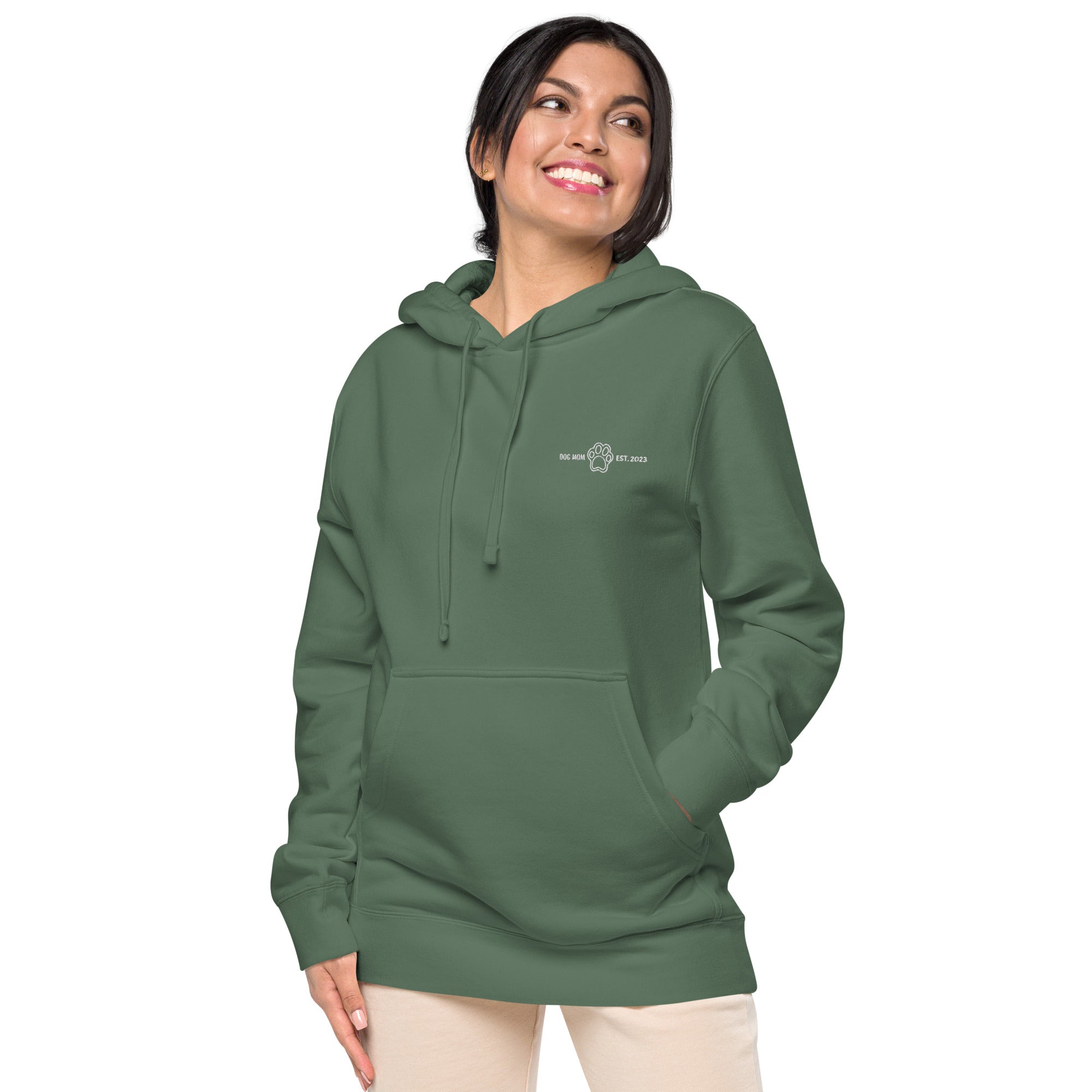 Pet Dog Mom Pigment-dyed Hoodie