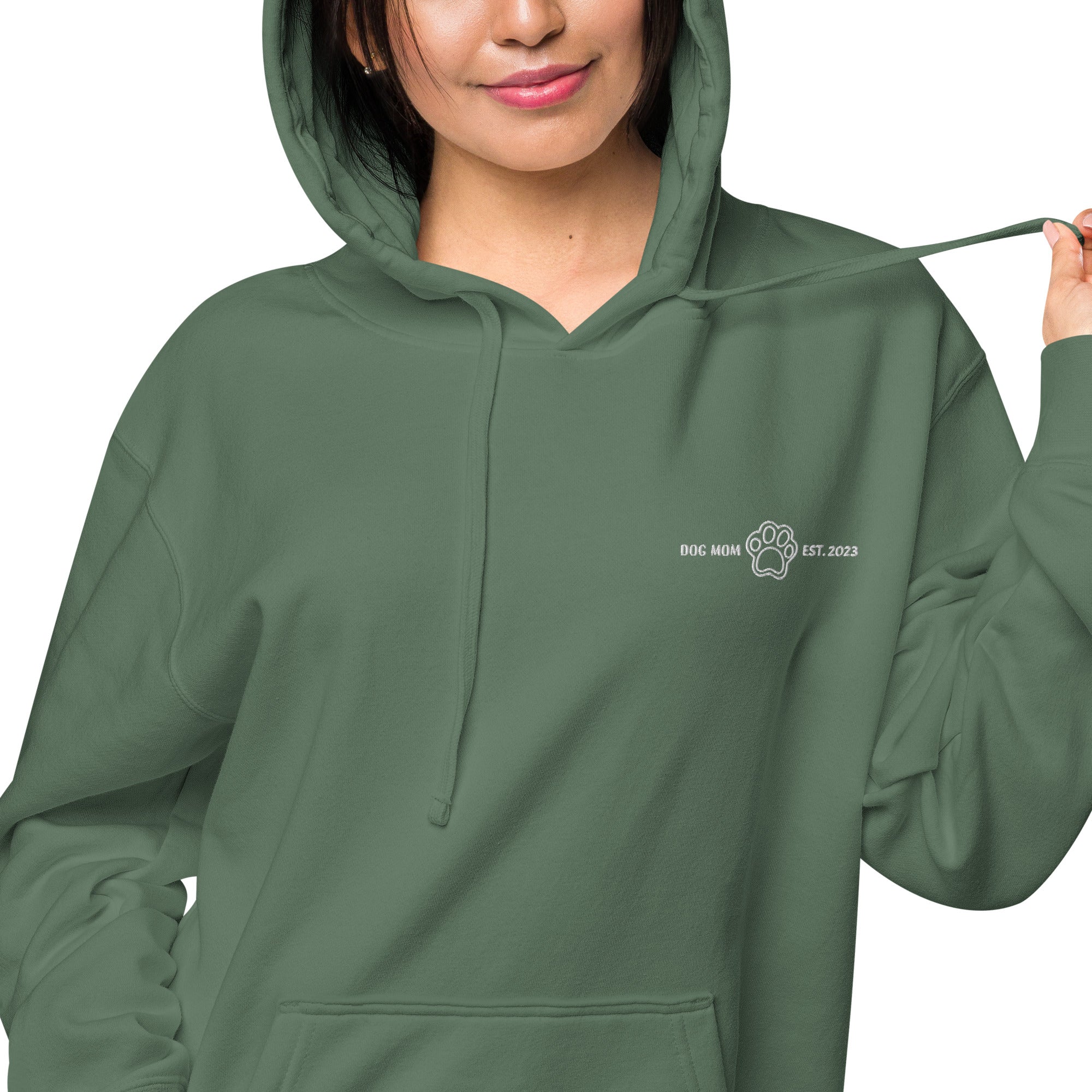 Pet Dog Mom Pigment-dyed Hoodie