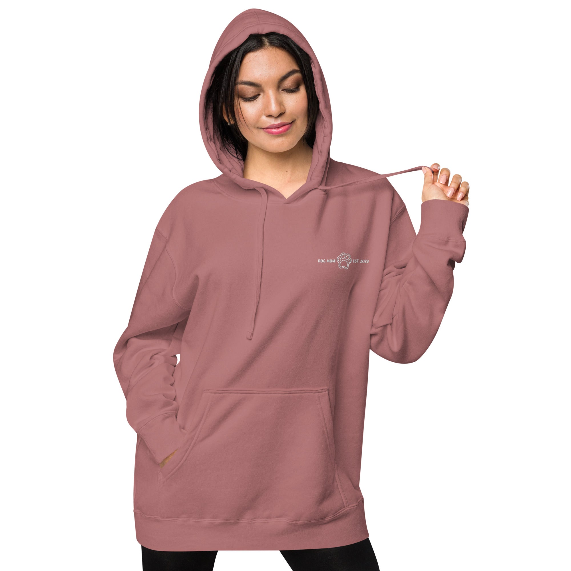 Pet Dog Mom Pigment-dyed Hoodie