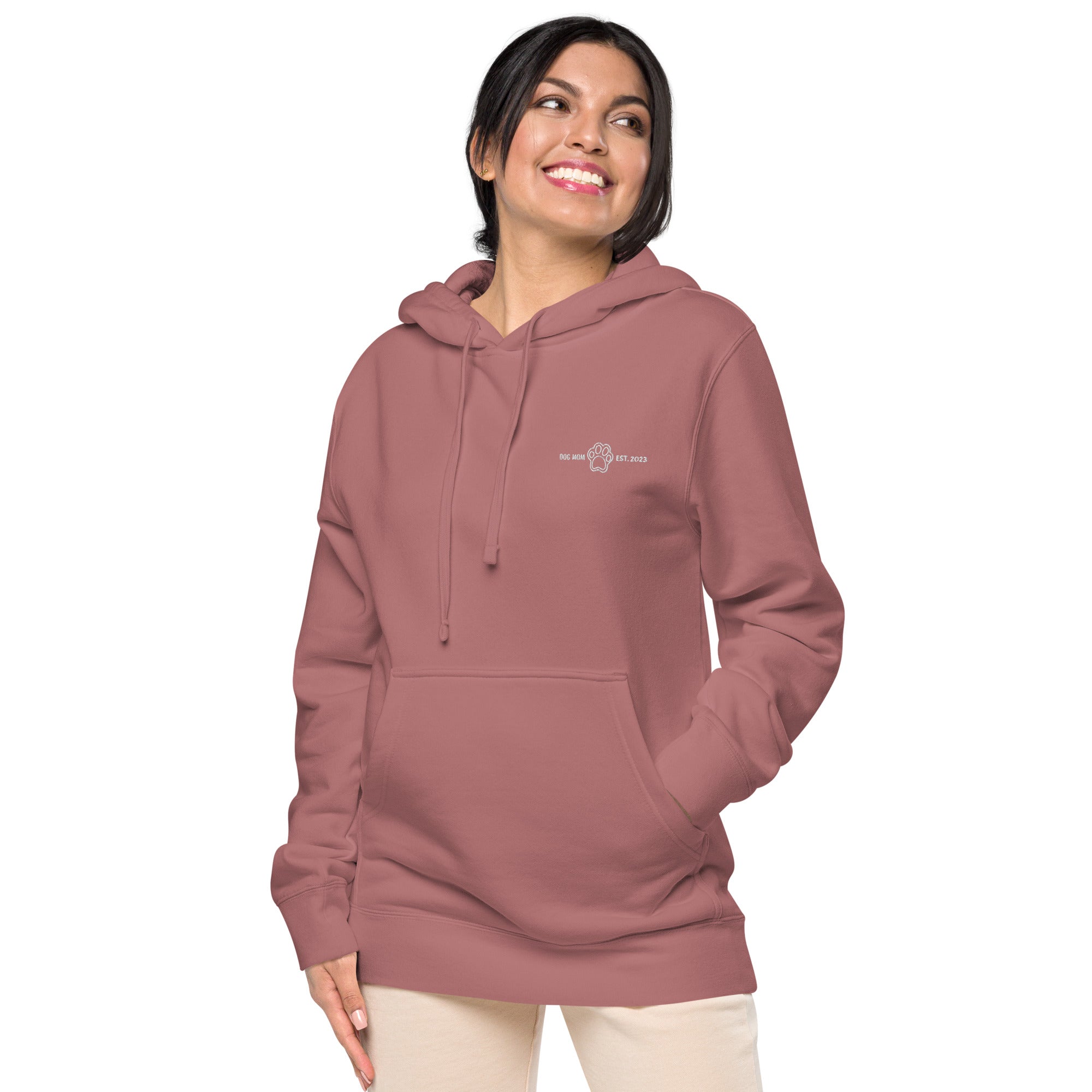 Pet Dog Mom Pigment-dyed Hoodie