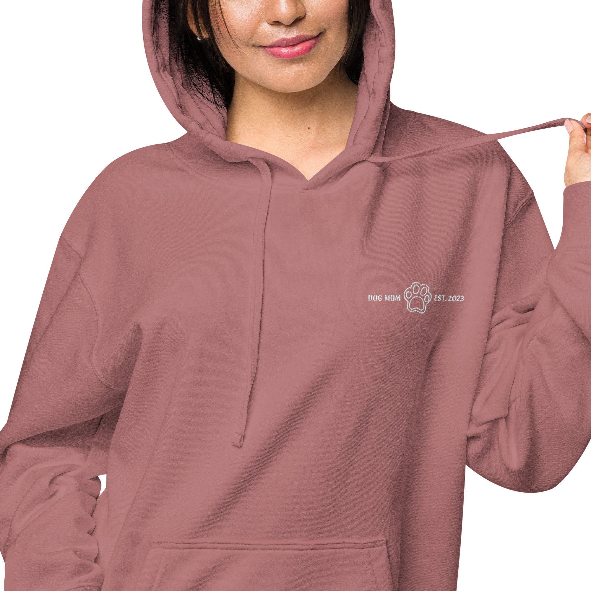 Pet Dog Mom Pigment-dyed Hoodie