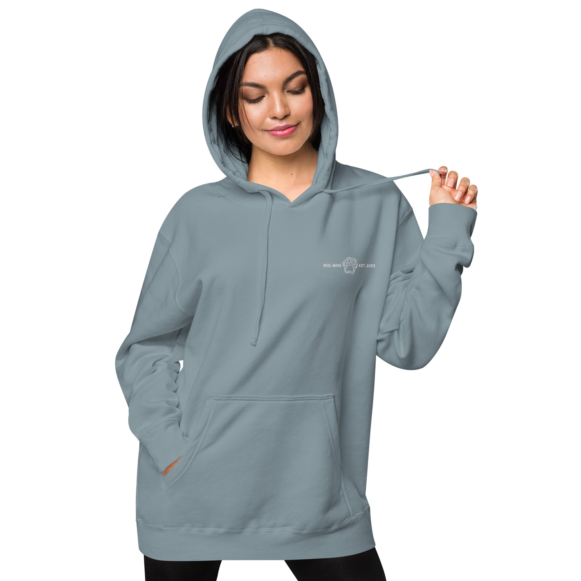 Pet Dog Mom Pigment-dyed Hoodie