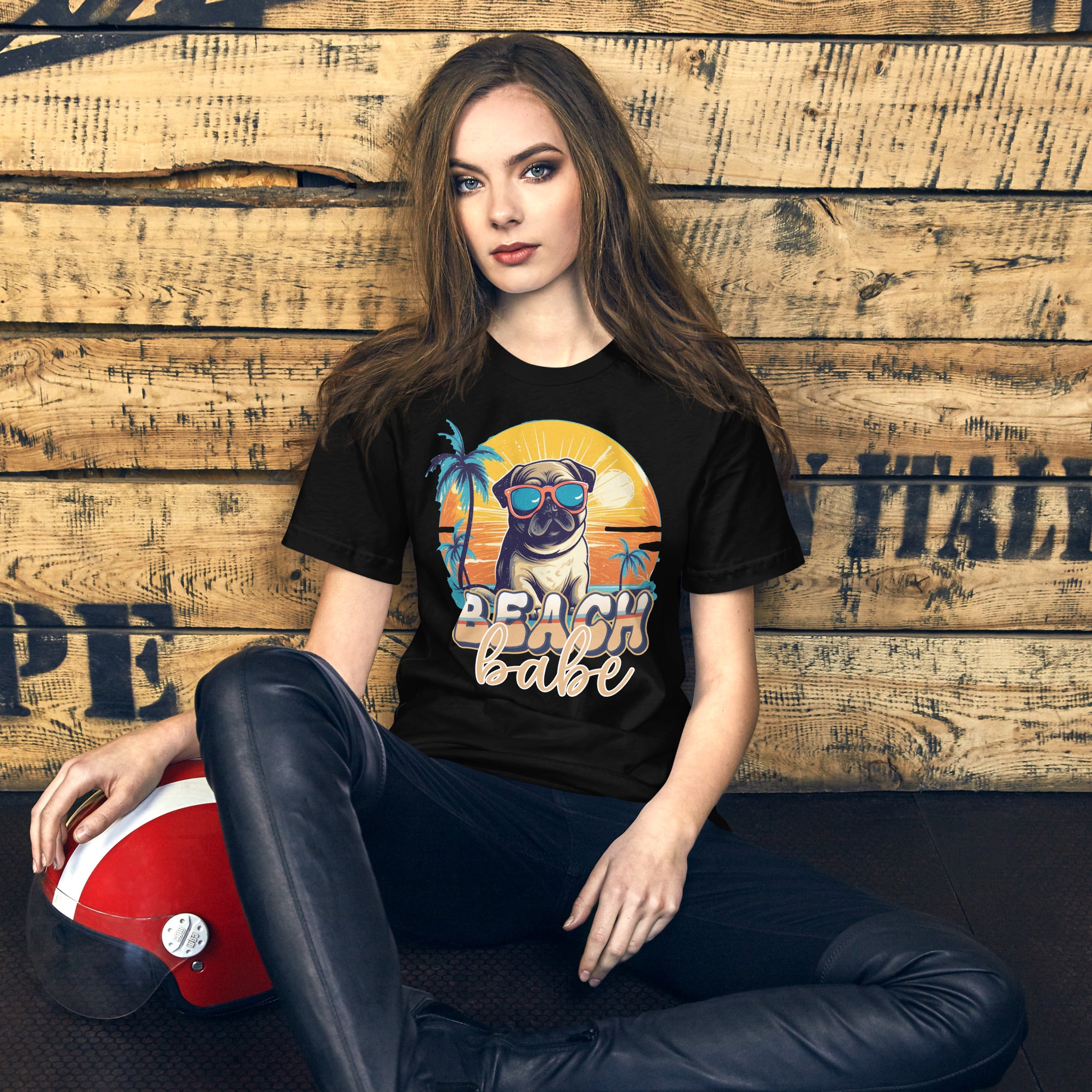 Beach Bulldog Unisex T-shirt