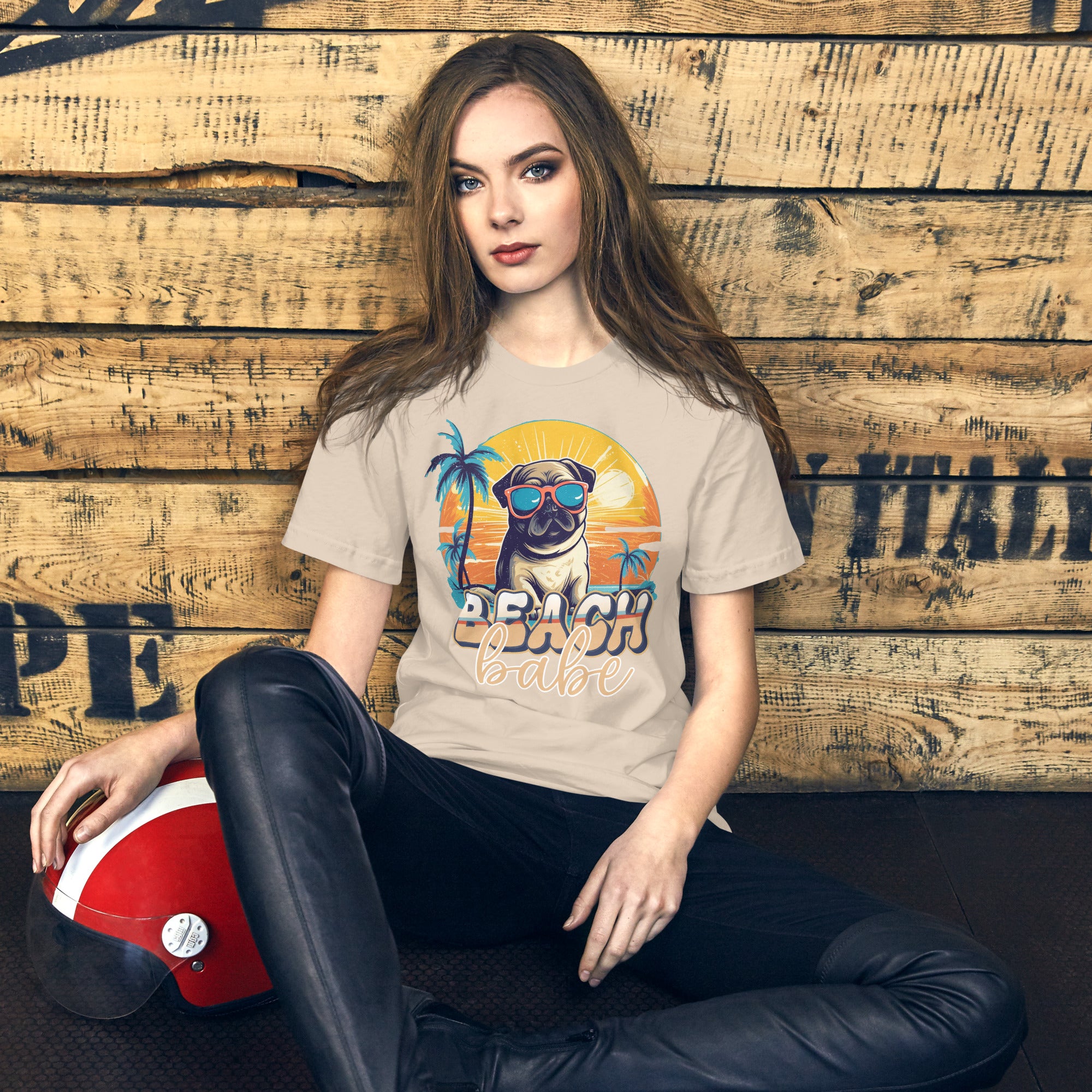 Beach Bulldog Unisex T-shirt