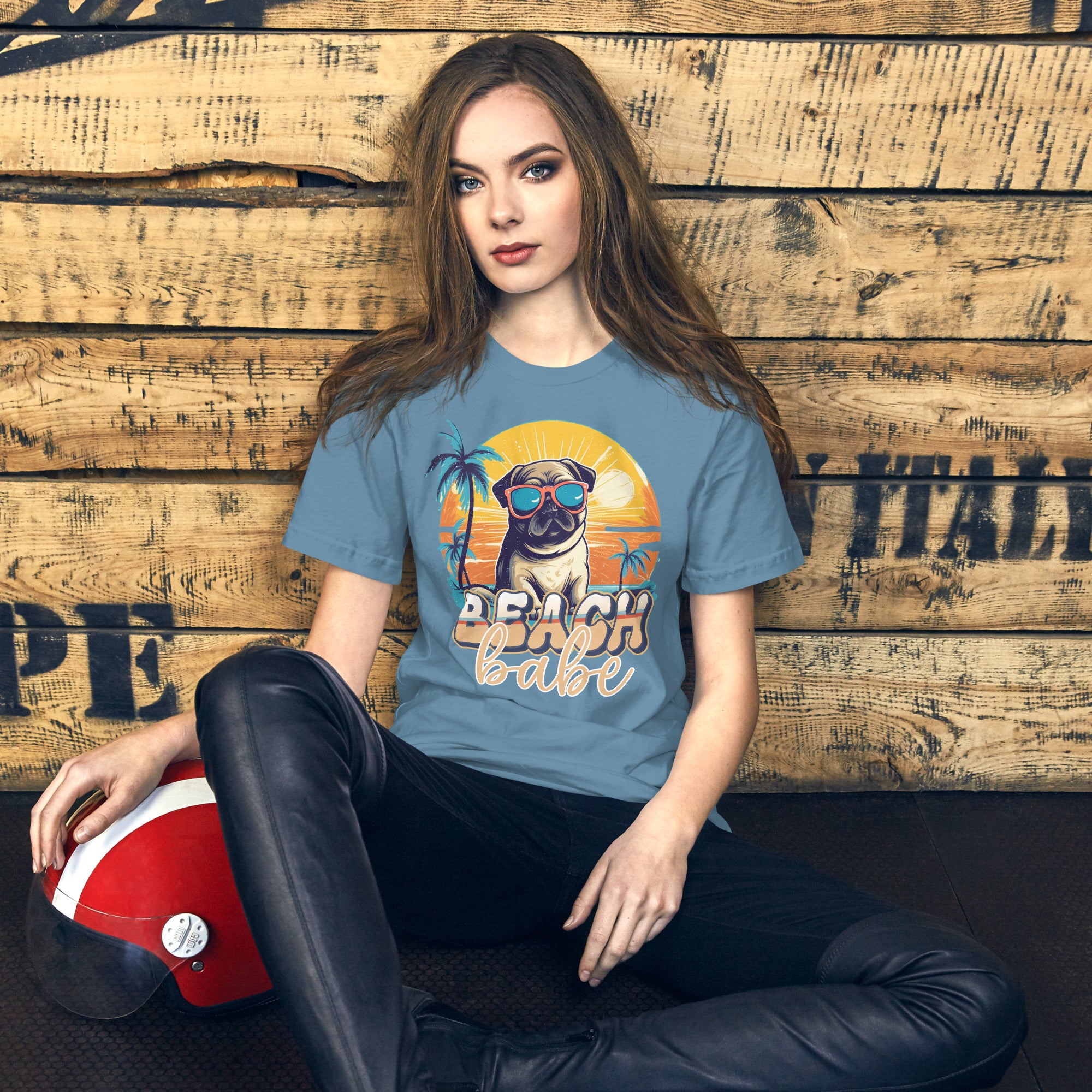 Beach Bulldog Unisex T-shirt