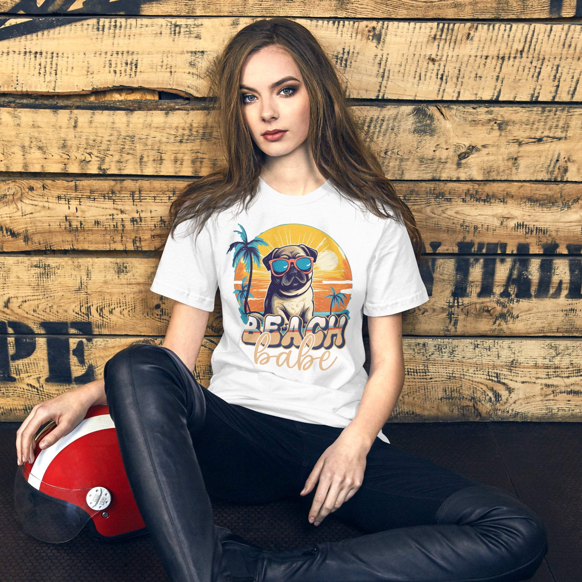 Beach Bulldog Unisex T-shirt