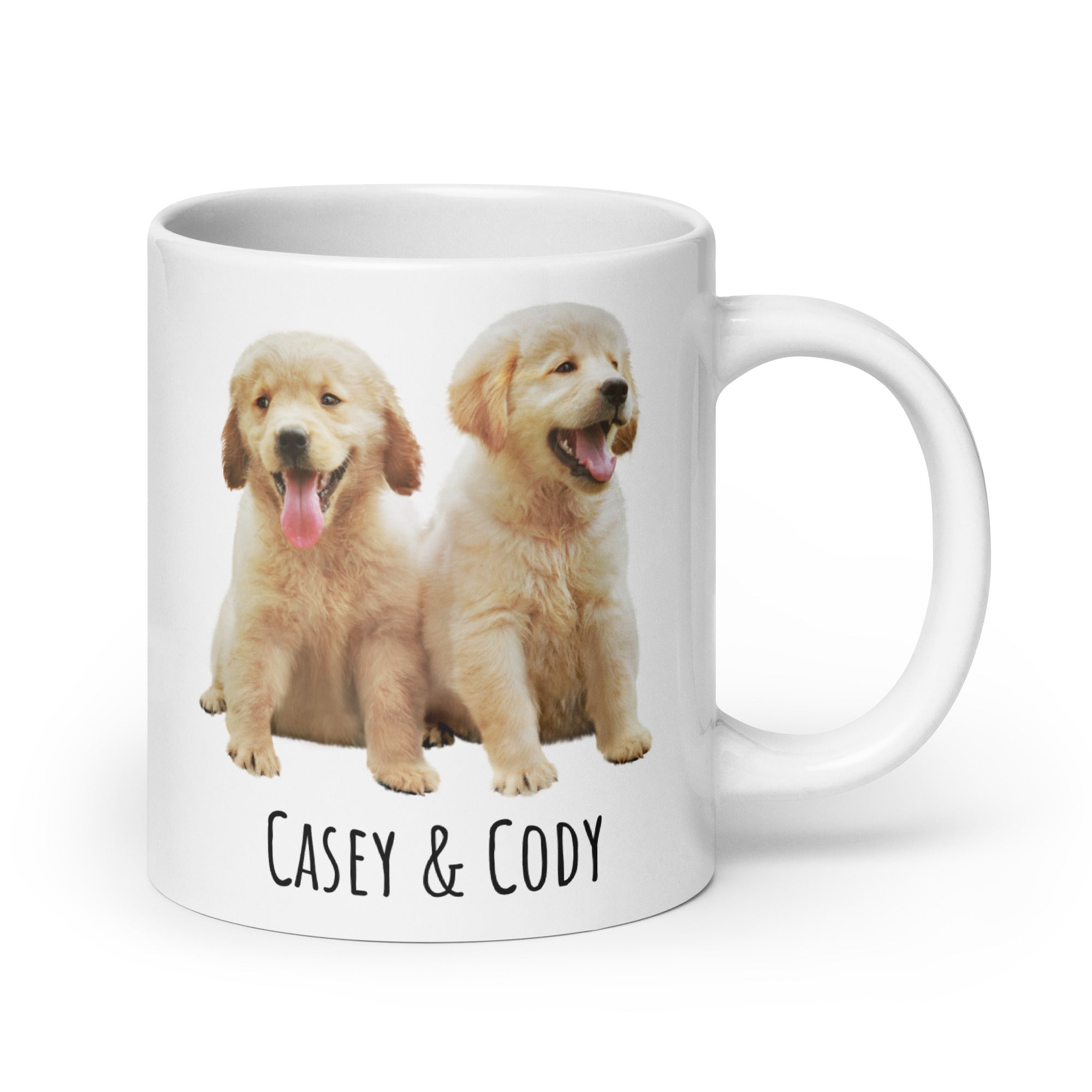 Pet Photo White glossy mug