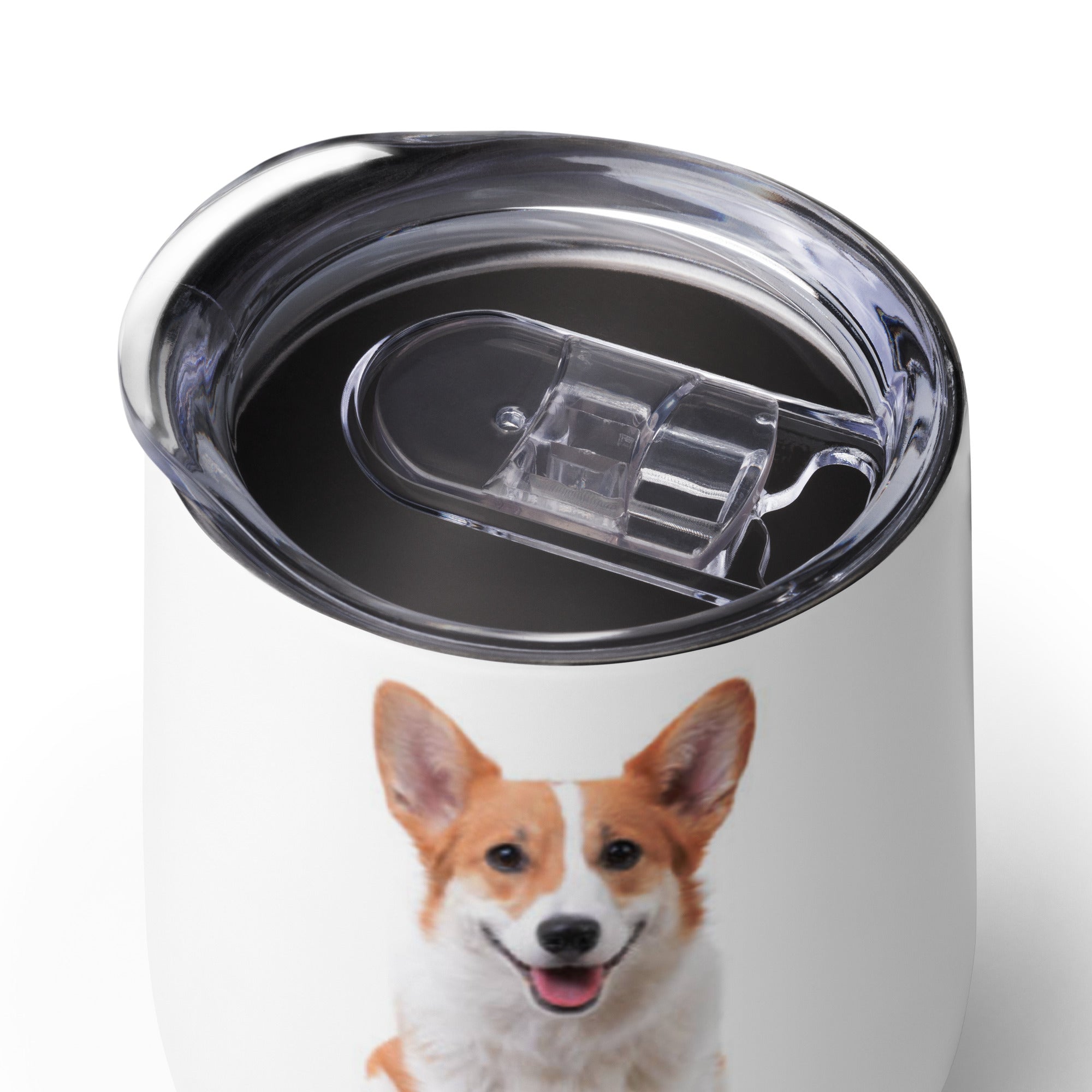 Personalized Pet Photo or AI Portrait Wine Tumbler