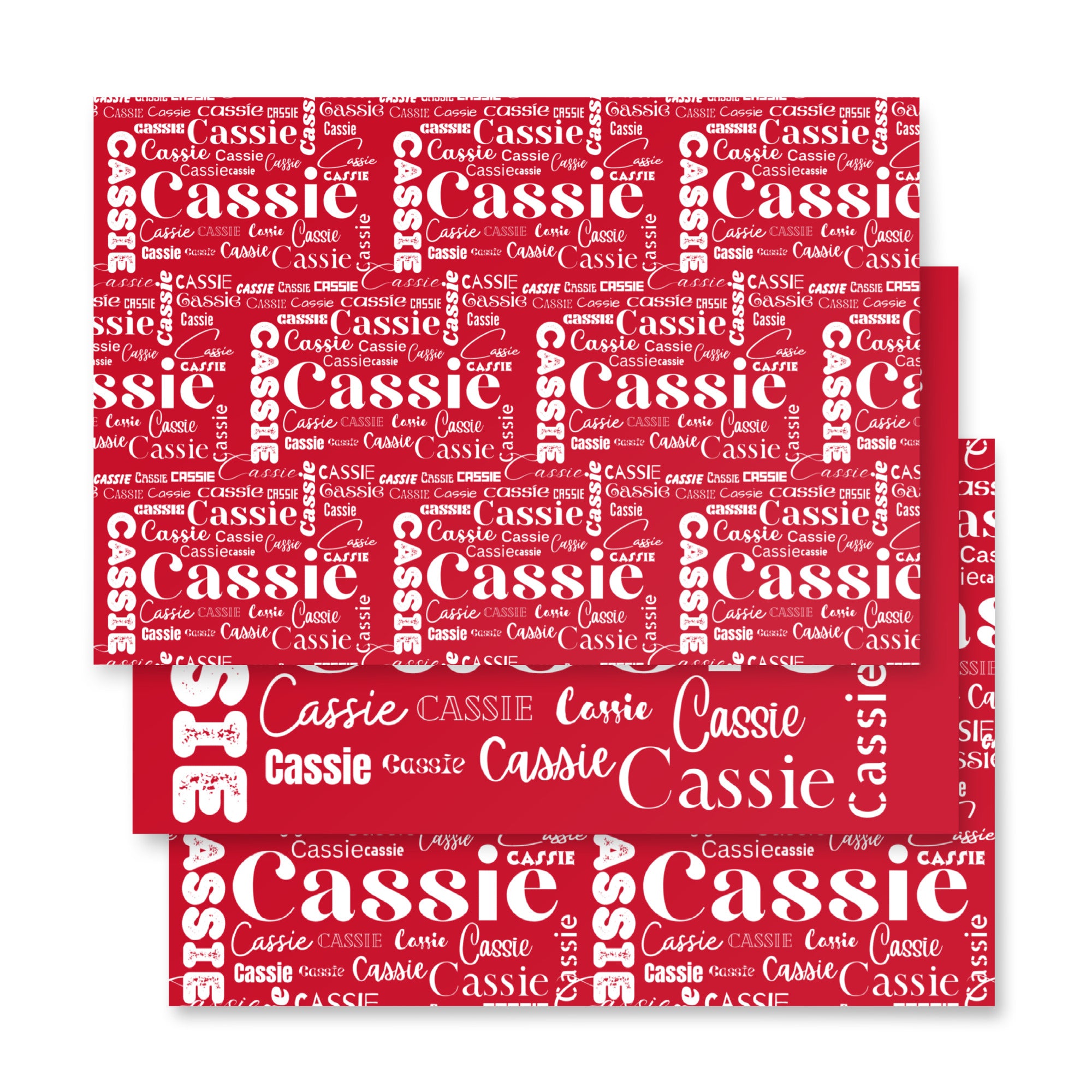 Personalized Custom Gift Wrapping paper sheets