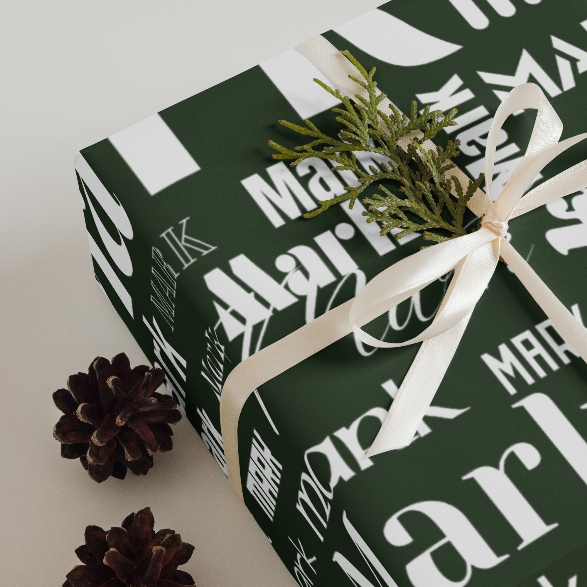 Personalized Wrapping paper sheets