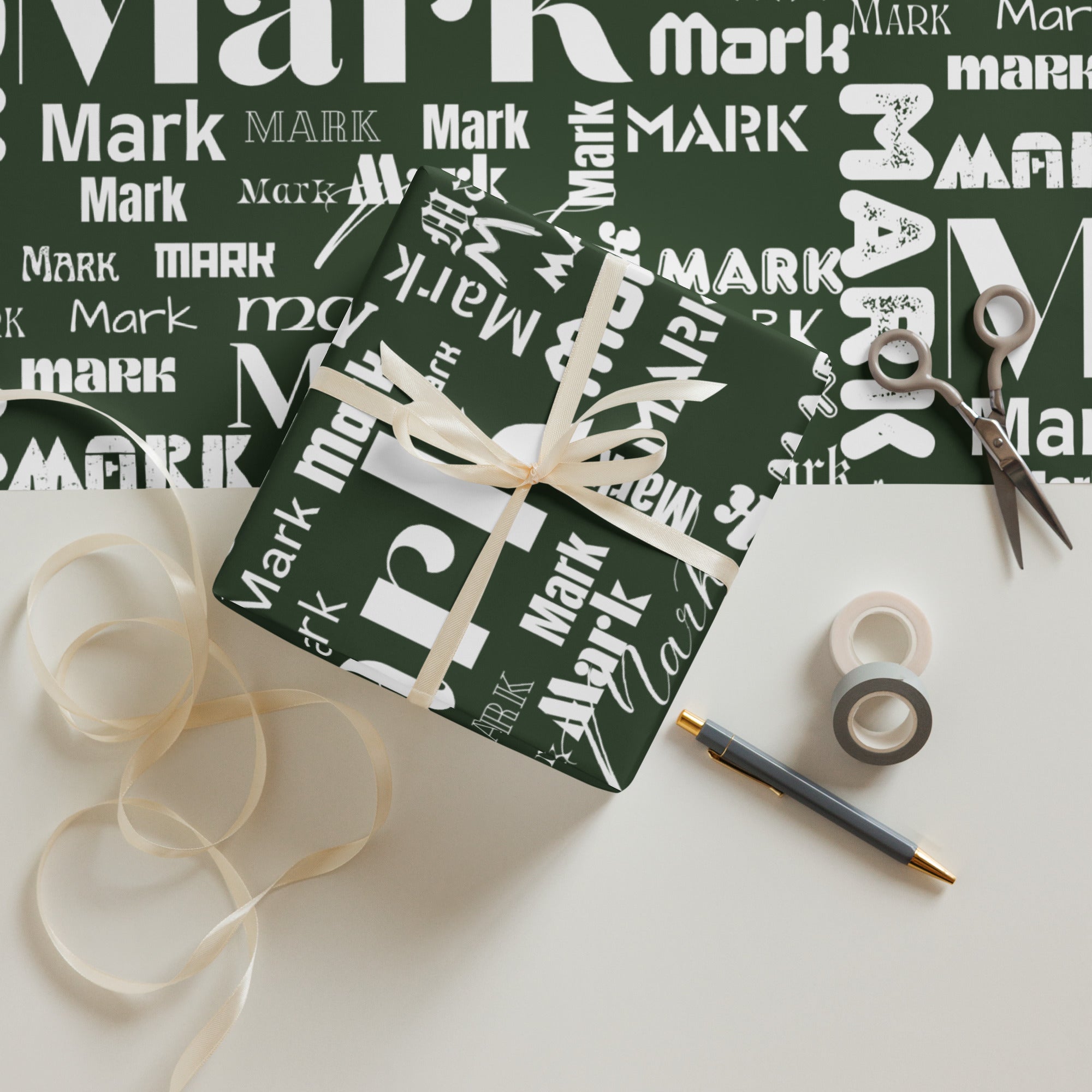 Personalized Wrapping paper sheets