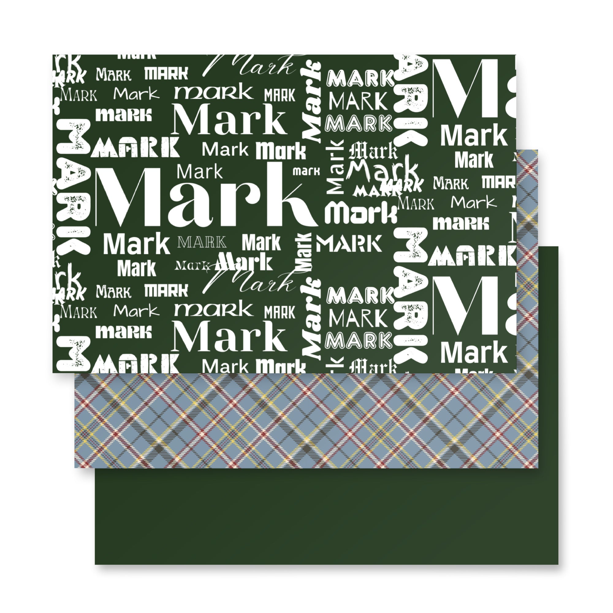 Personalized Wrapping paper sheets