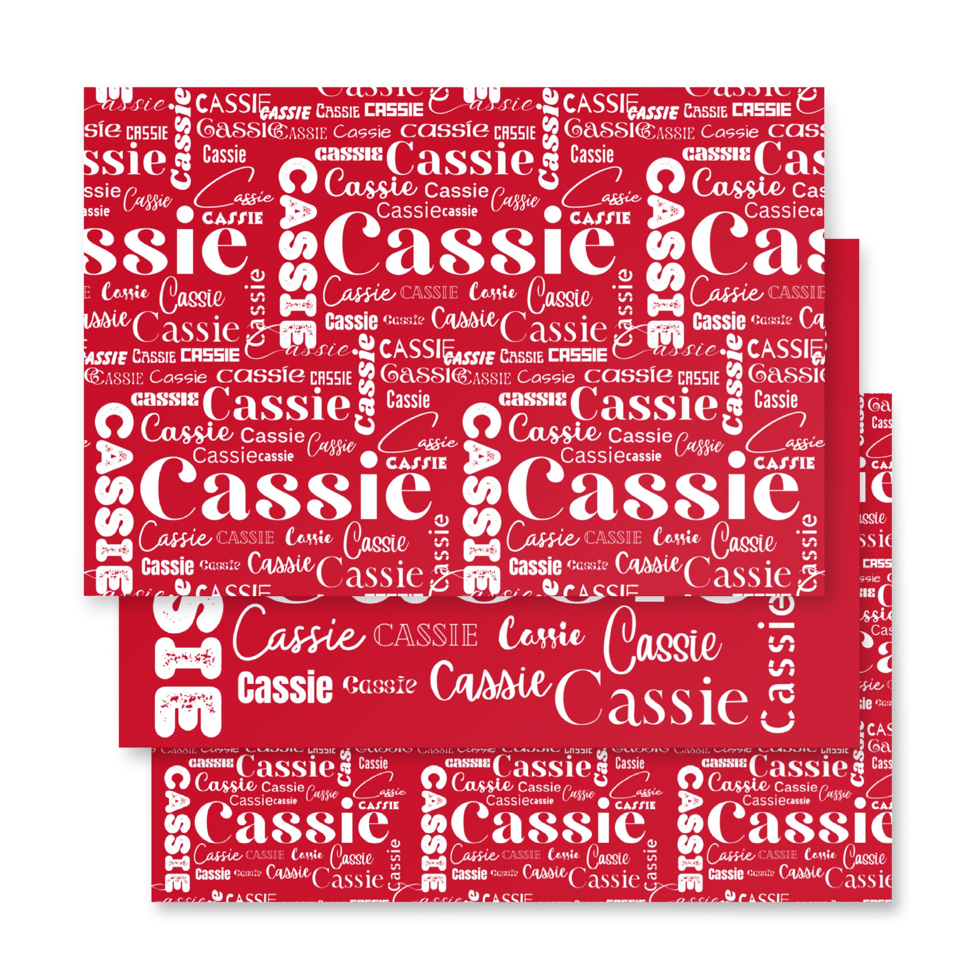 Personalized Custom Gift Wrapping paper sheets